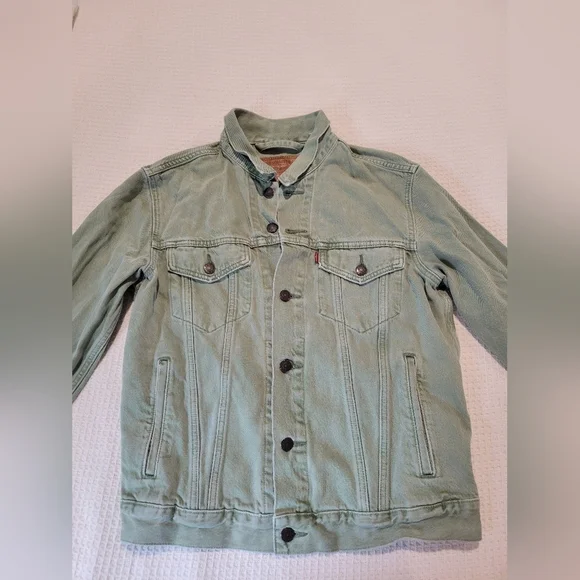 Levi's Light Green Denim Jacket - Picture 5 of 13